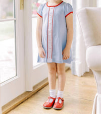 The Proper Peony - Girls A-line Dress