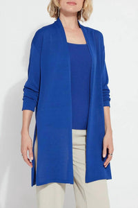 Lysse Avril Knit Duster in cobalt pop - women's sweater