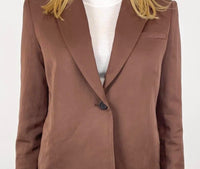 TWP Sawyer Jacket in mustang - women's jacket - detail view