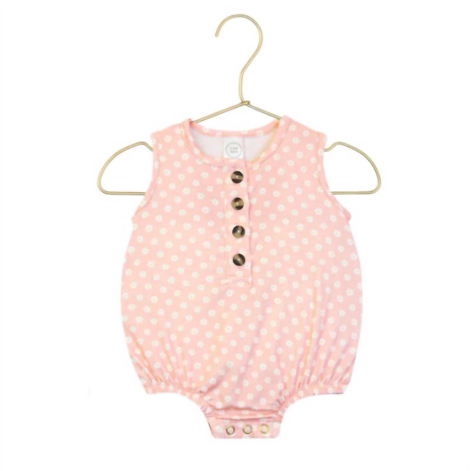 Lou - Girl's Posie Bubble Romper