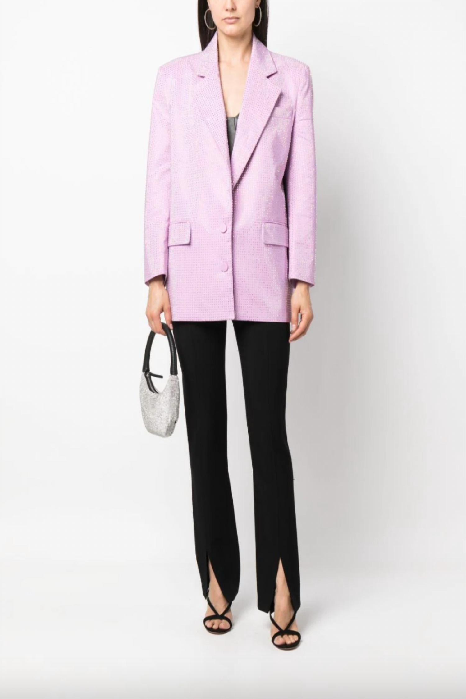 Giuseppe Di Morabito - Allover Rhinestone Oversized Blazer