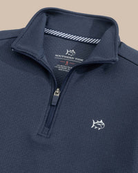 Southern Tide - Boy's Schooner Quarter Zip Sweater