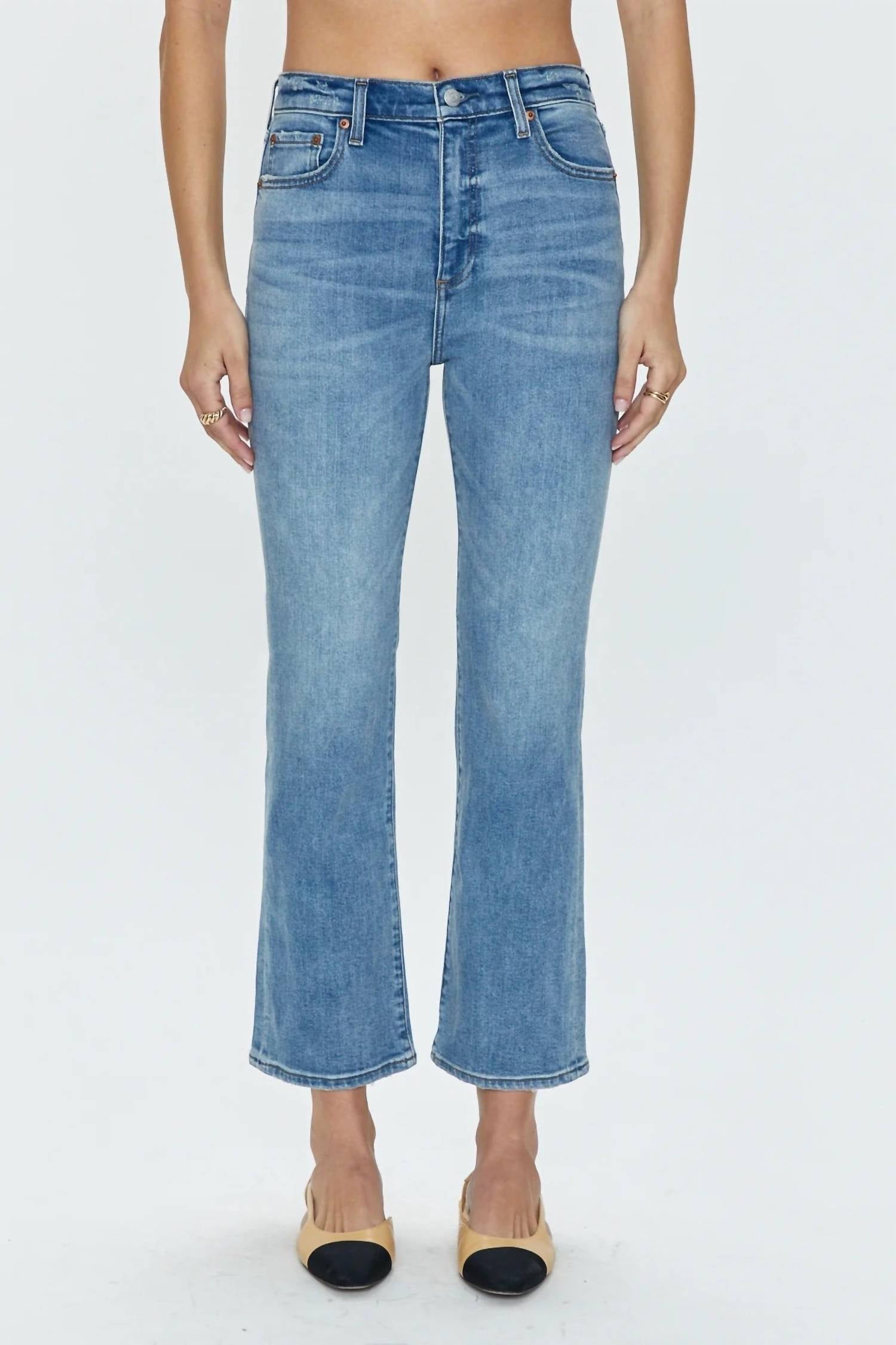 Pistola - Women's Lennon High Rise Cropped Bootcut Jeans