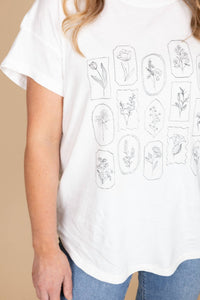Promesa - Sadie Floral Stamped Tee