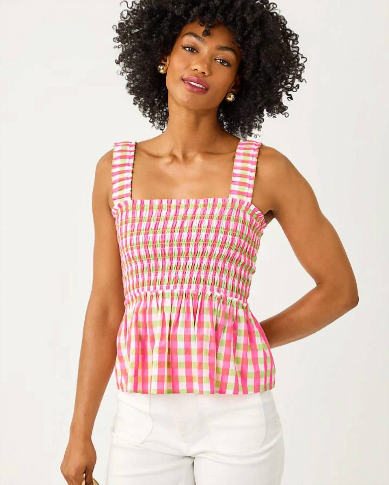 Lilly Pulitzer - HADLY SMOCKED TOP