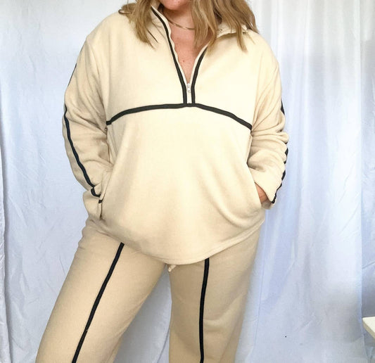 Le Lis - Katy Long Sleeve Fleece Zip Up