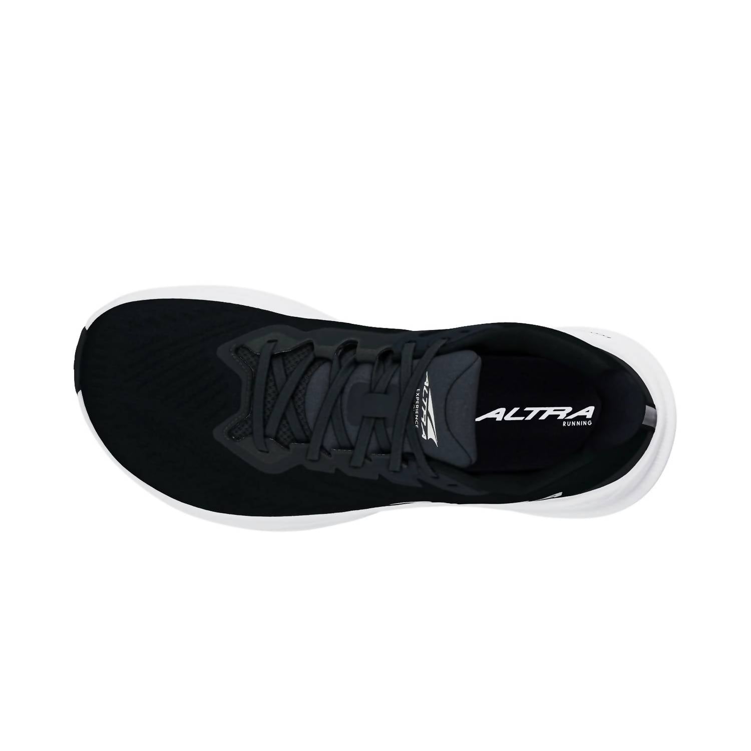 ALTRA Men's Experience Flow 2 Road Running Shoes in black white - men's shoe - detail view