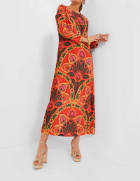 Oliphant - Positano Mock Neck Maxi Dress