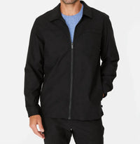 7Diamonds Infinity 4-way Stretch Jacket in black - men's jacket - detail view