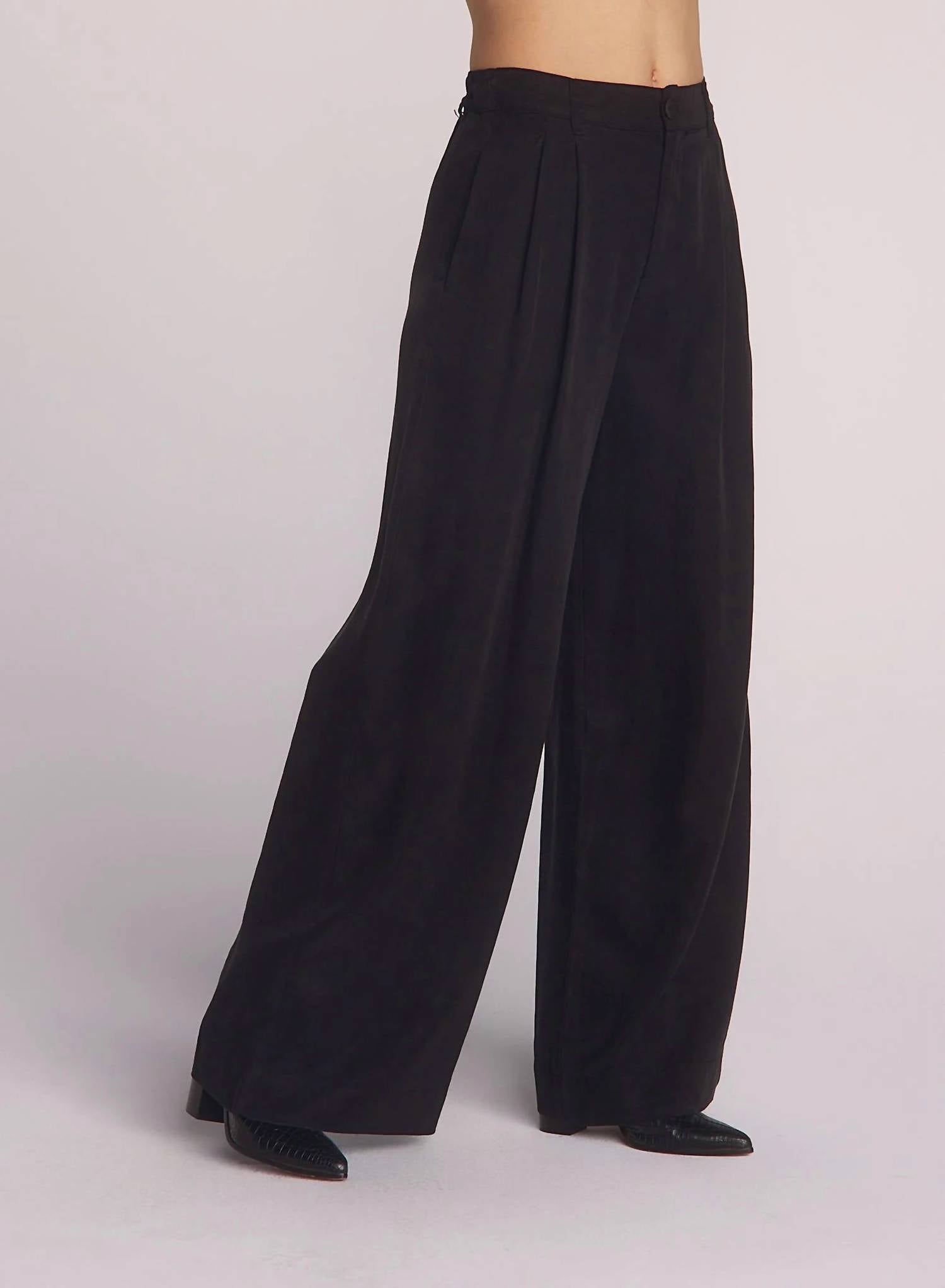 Bella Dahl - Double Pleated Wide Leg Pants