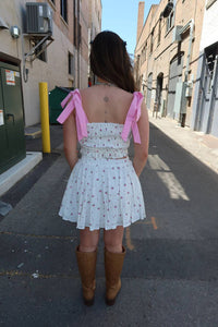 Mable - Blush Blossom Bow Set
