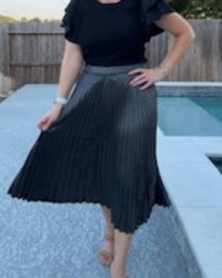 Skies Are Blue - Metallic Lights Skirt