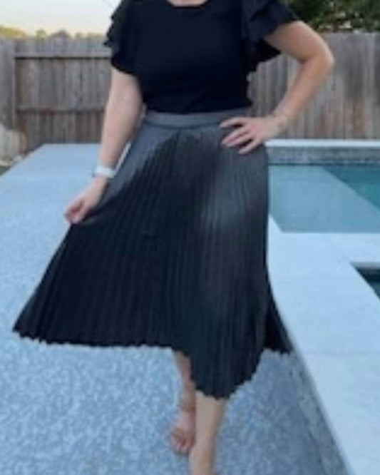 Skies Are Blue - Metallic Lights Skirt