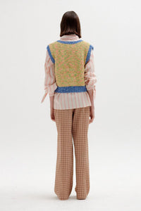 SIKI TRIMMED KNIT VEST