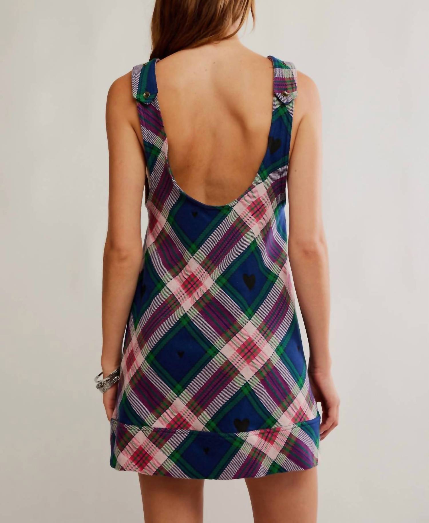 Free People - Carven Plaid Mini Dress
