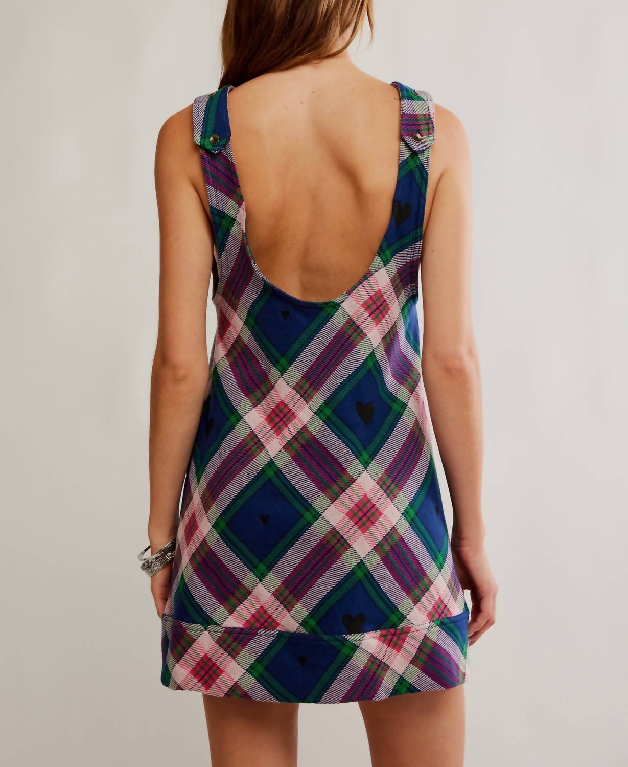 Free People - Carven Plaid Mini Dress