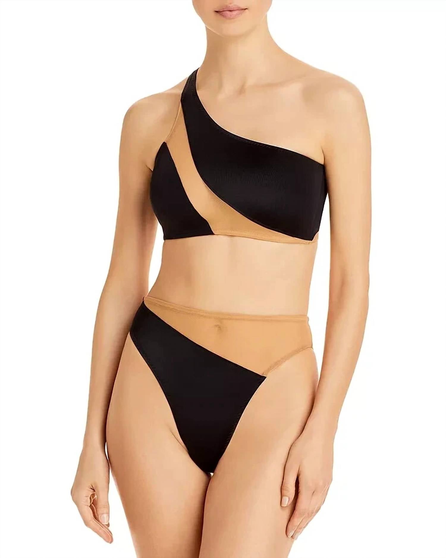 Norma Kamali - Snake Mesh Swim Bottom