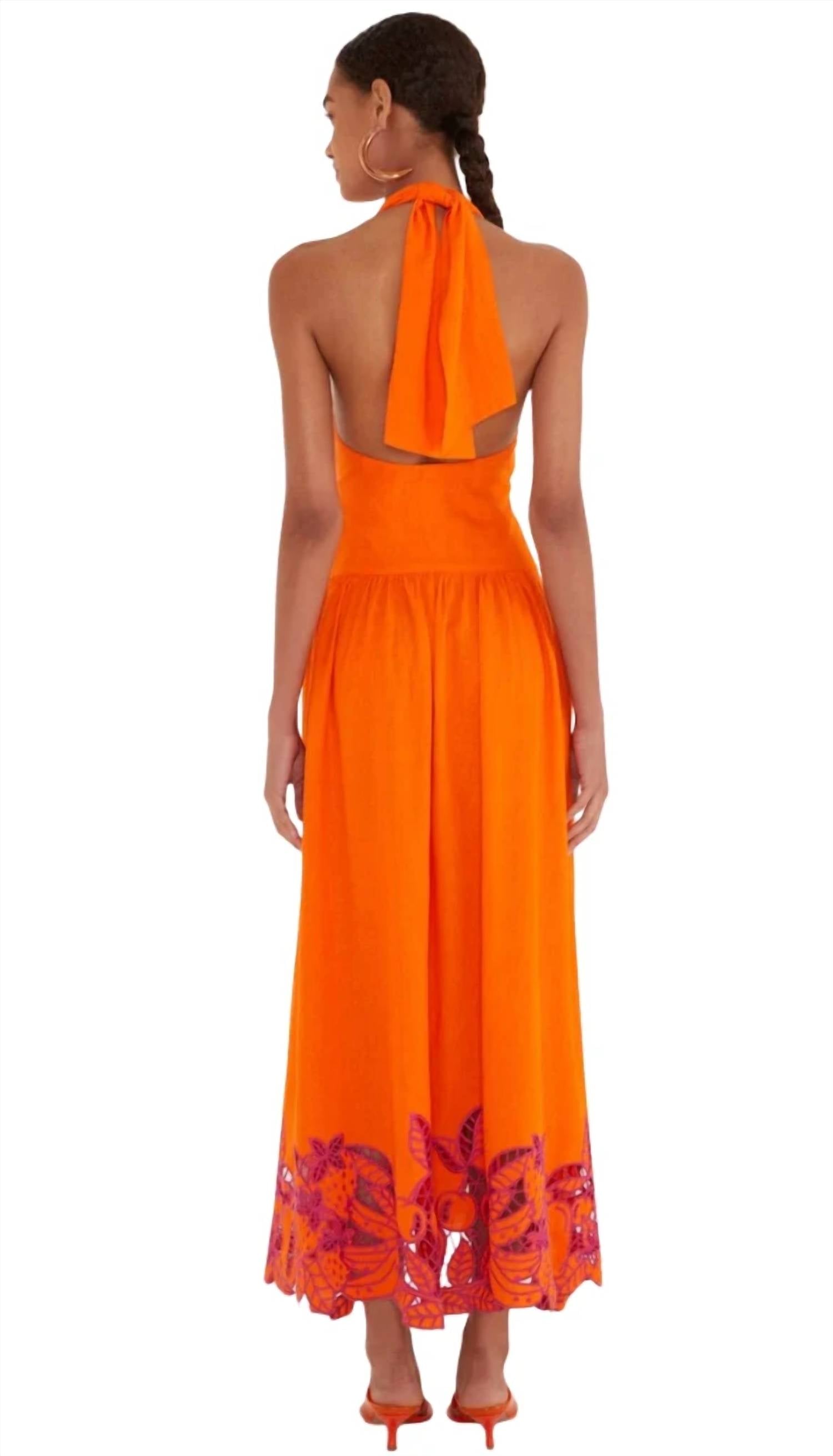 Farm Rio - Fruit Richiluier Buttoned Maxi Dress