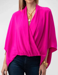 Trina Turk - Concourse Draped High-low Top