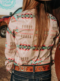 Sterling Kreek - Lesson In Leavin’ Snap Front Long Sleeve Top