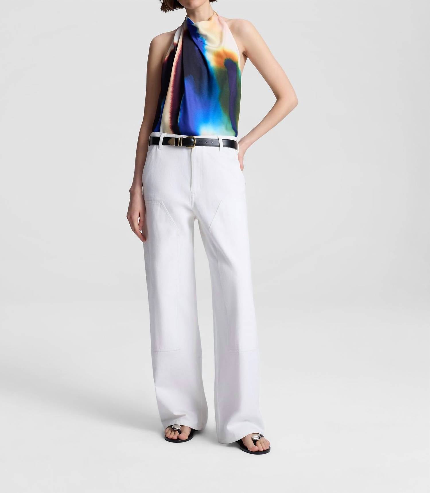 A.L.C. - Ada Printed Halter Top
