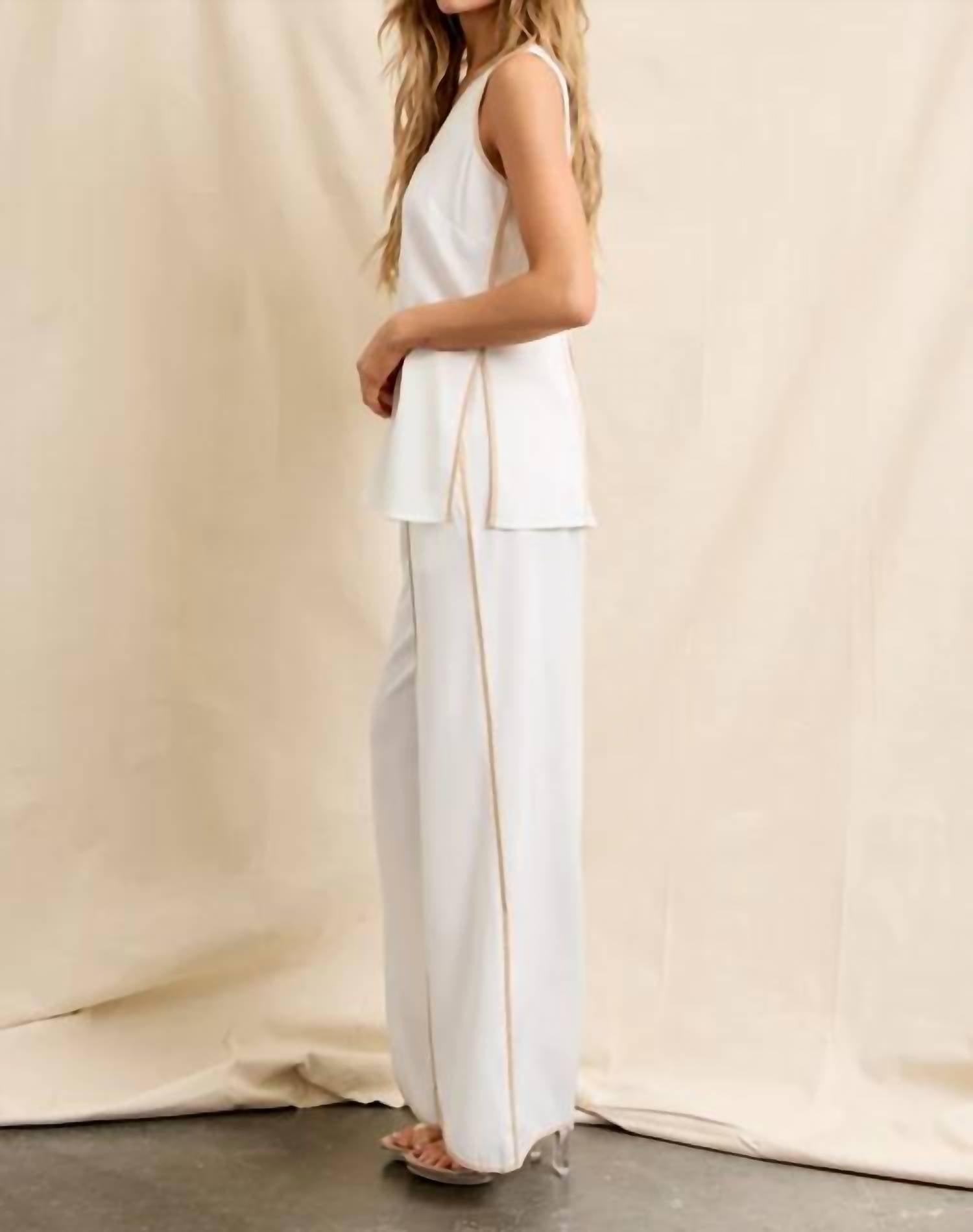 Art & Love Usa - Sleeveless Tunic & Pants Set