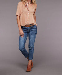 Stetson - Crepe V-neck Blouse