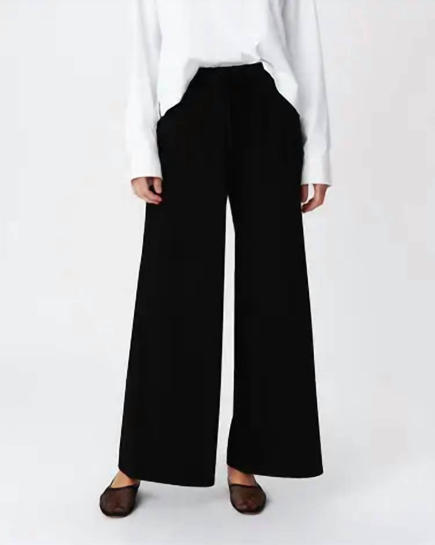 Atm - Women's Heavy Modal Wide Leg Pull-on Pant