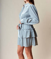 Rareraw - Evette Velvet Shirt Dress