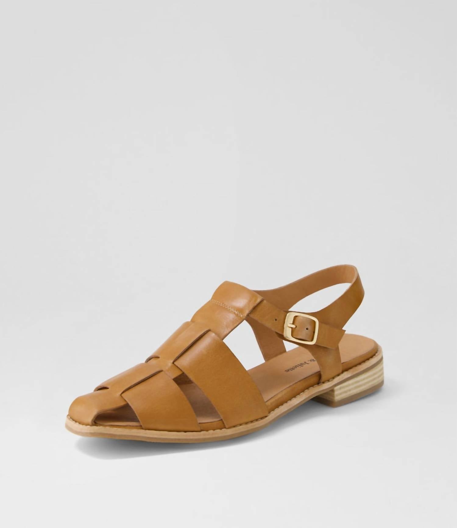 Django & Juliette - Women's Agotary Leather Flat Shoes