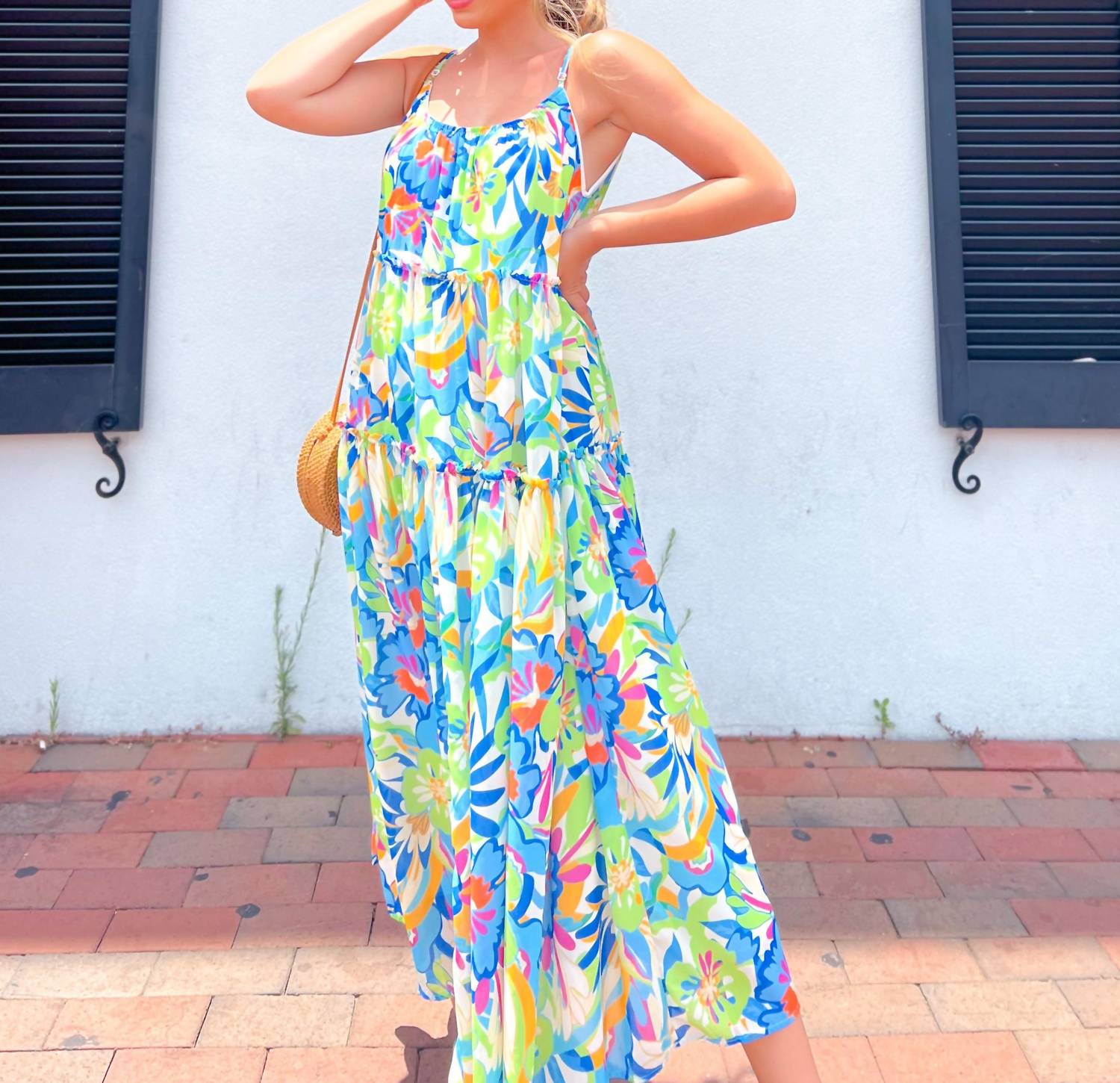 Flying Tomato - Paradise Found Midi Dress