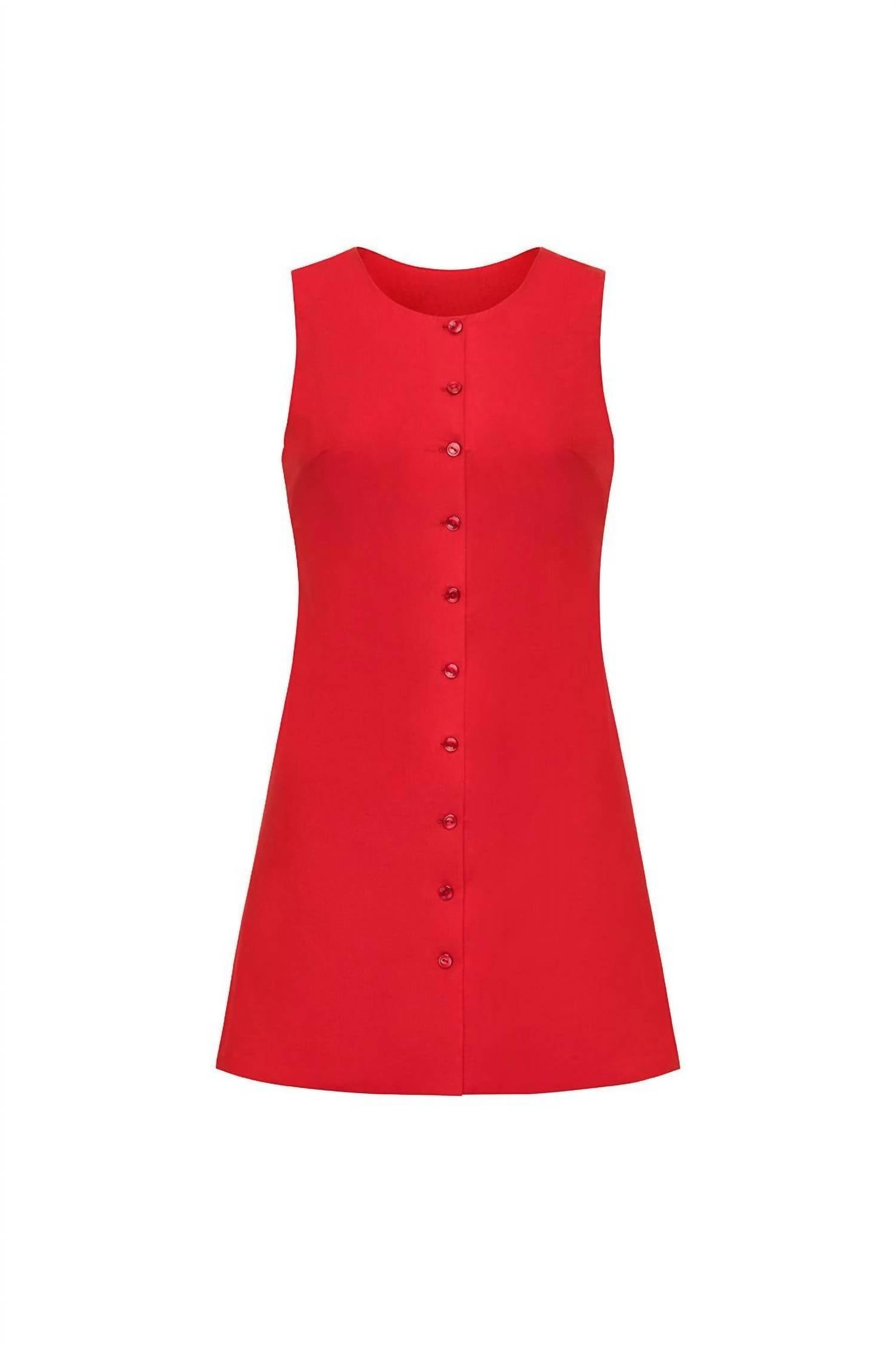 Montce - Women's Button Down Tank Dress