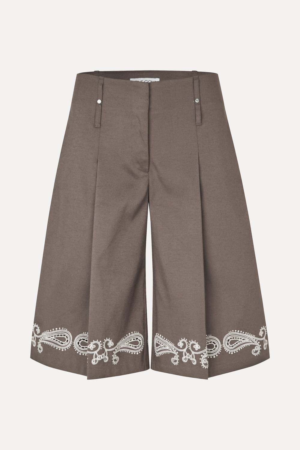 Stine Goya - Women's Paisley Eyelet Bermuda Short