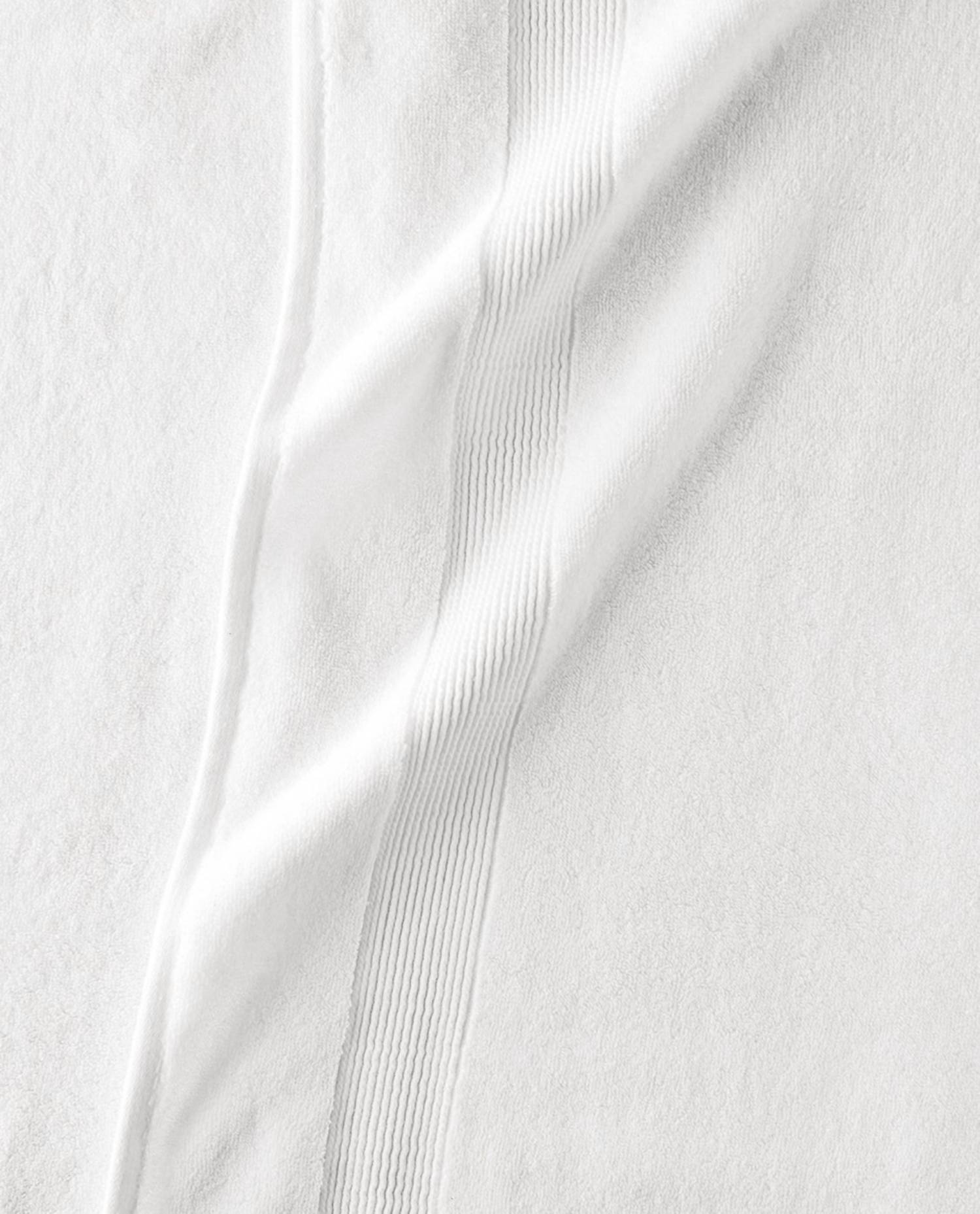 Under the Canopy Classic Organic Cotton 6-piece Bath Towel Set in white - item - detail view
