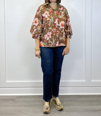 Jodifl - Meadow Button Top