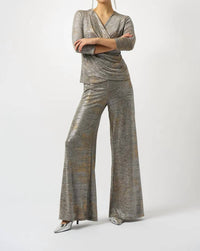 Joseph Ribkoff - Foiled Wide-leg Pants