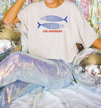 Good American - Good Day Street Les Sardines Oversized Tee