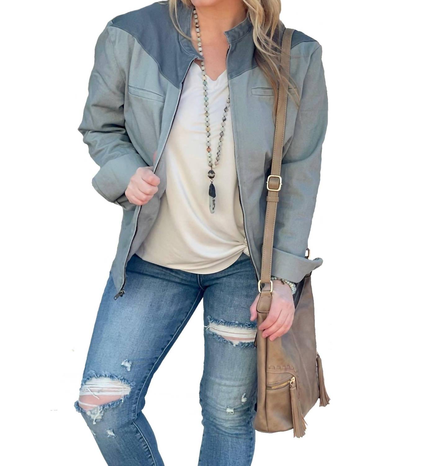 Spearpoint Apparel - Boyfriend Denim Jacket