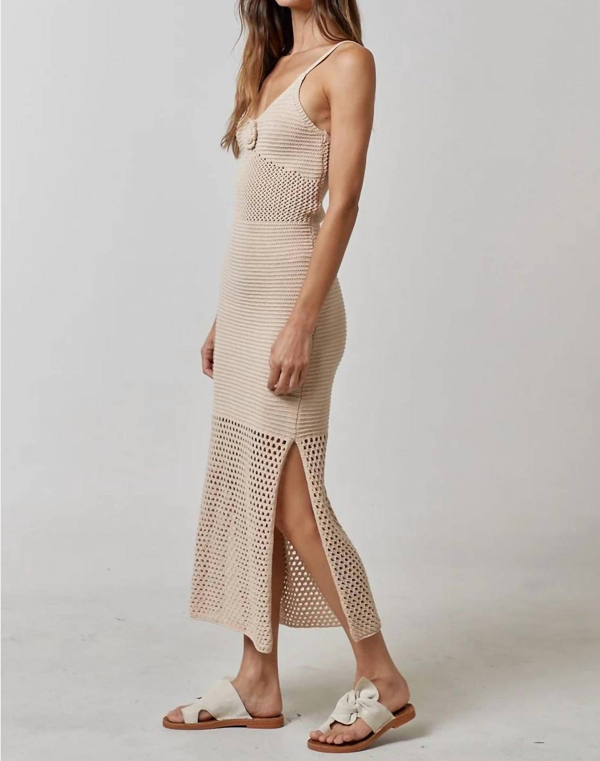 Lalavon - Caleigh Crochet Dress