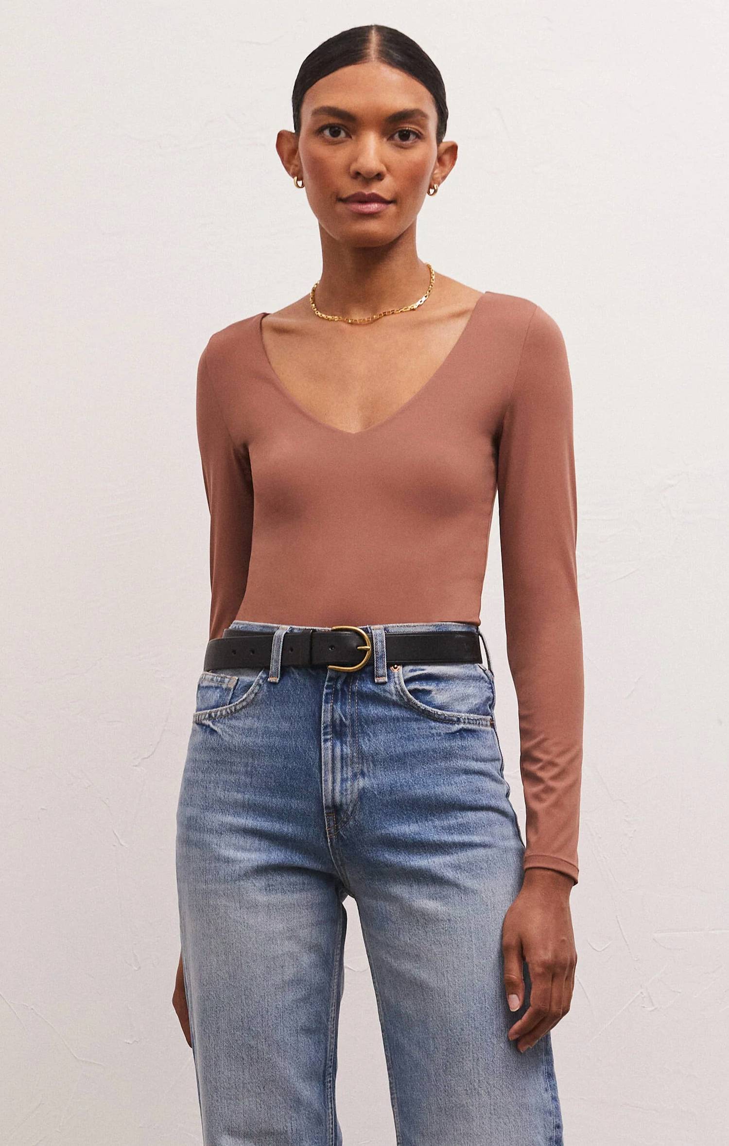Z Supply - So Smooth V-neck Bodysuit