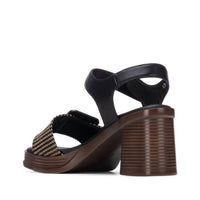 Xti Women's Refresh Faux Leather Sandals in black - women's sandal - alternate view