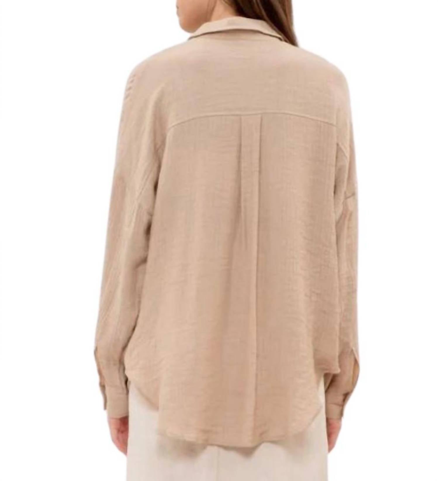 Blu Pepper - Breezy Oversized Button Down