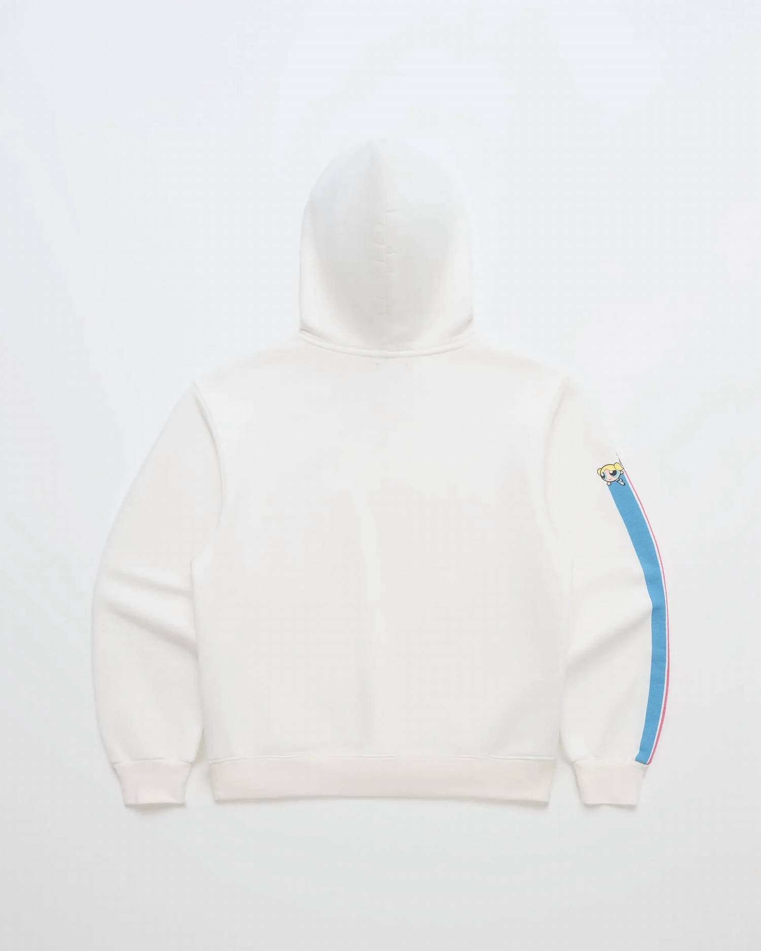 Madhappy Powerpuff Girls Fleece Hoodie in white - women's top - alternate view