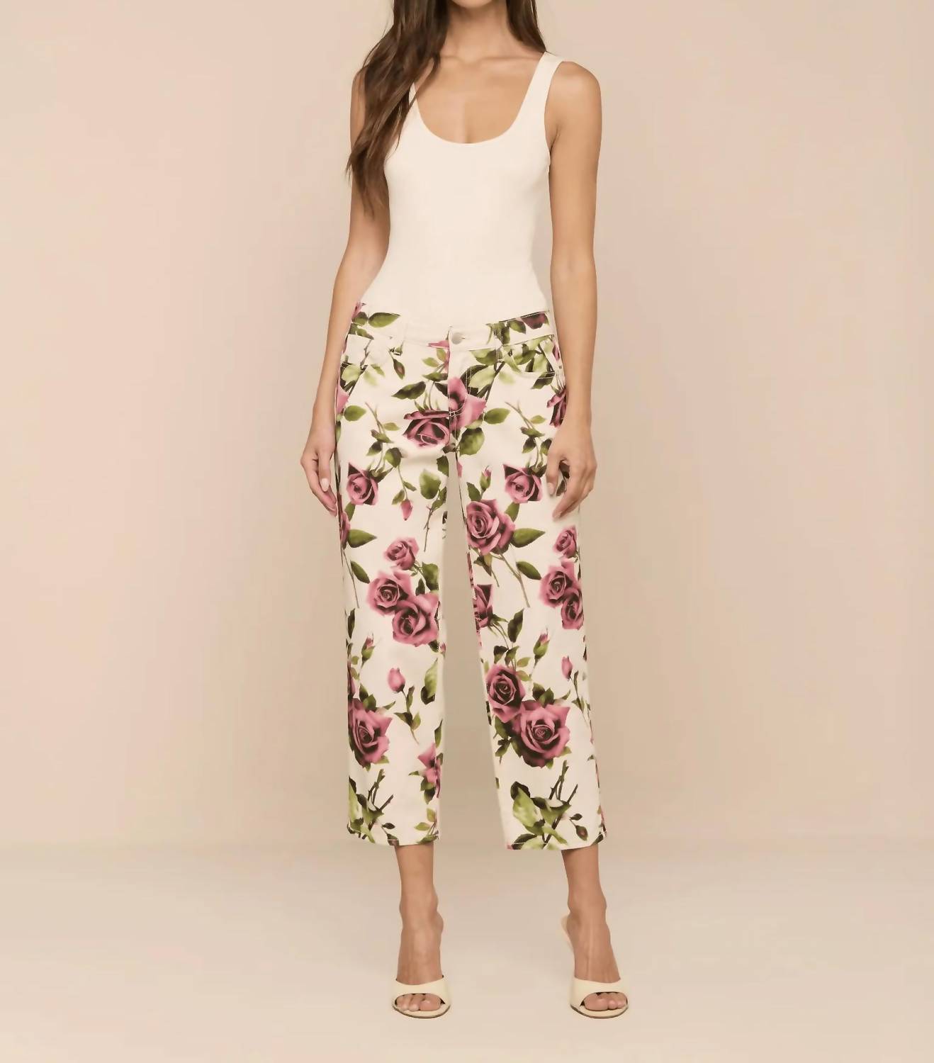 L'Agence - Blaine Cropped Stovepipe Jean