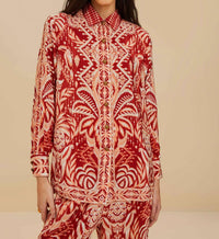 Farm Rio - Tropical Tapestry Pajama Shirt