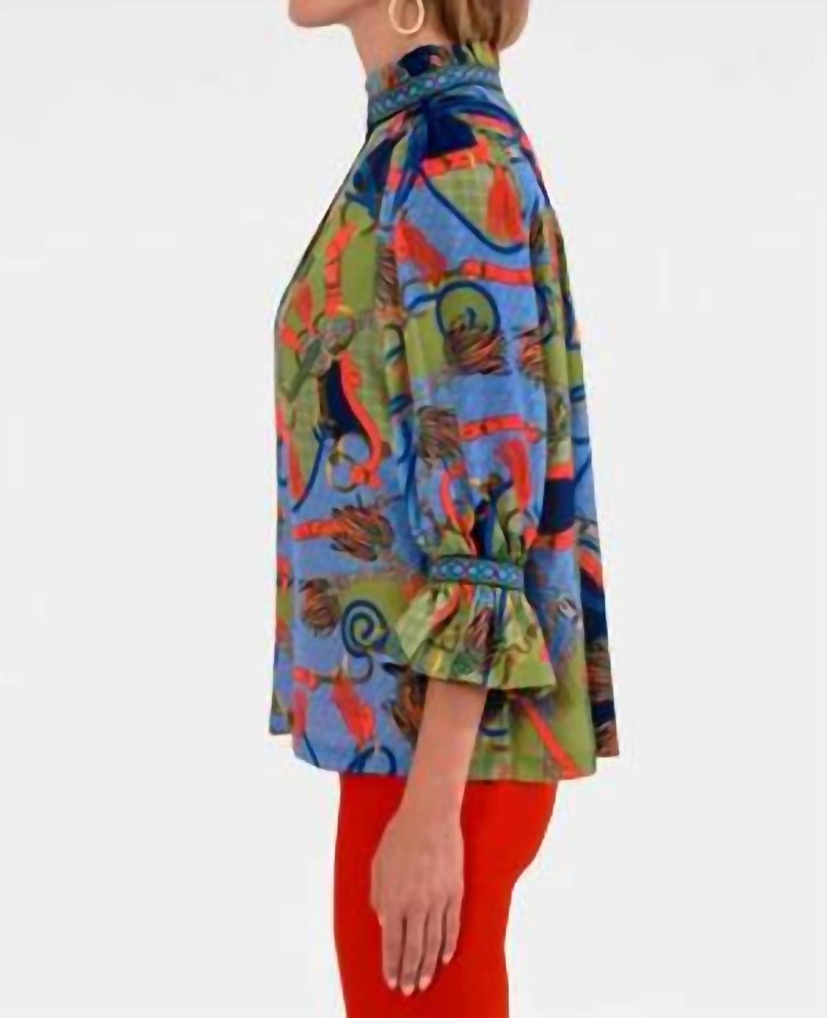 Gretchen Scott - DITTO RUFFLENECK TOP