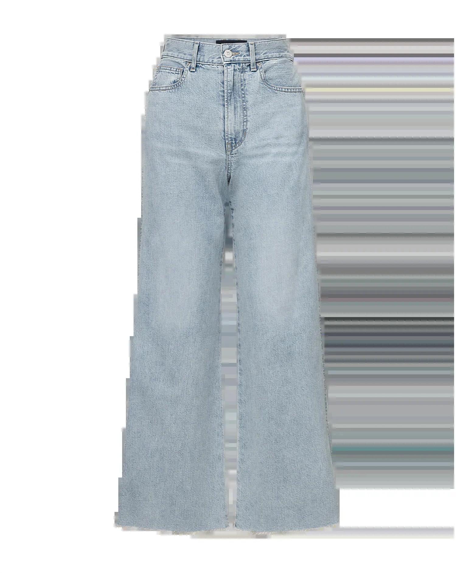 Veronica Beard - Taylor Cropped High Rise Wide Leg Jean