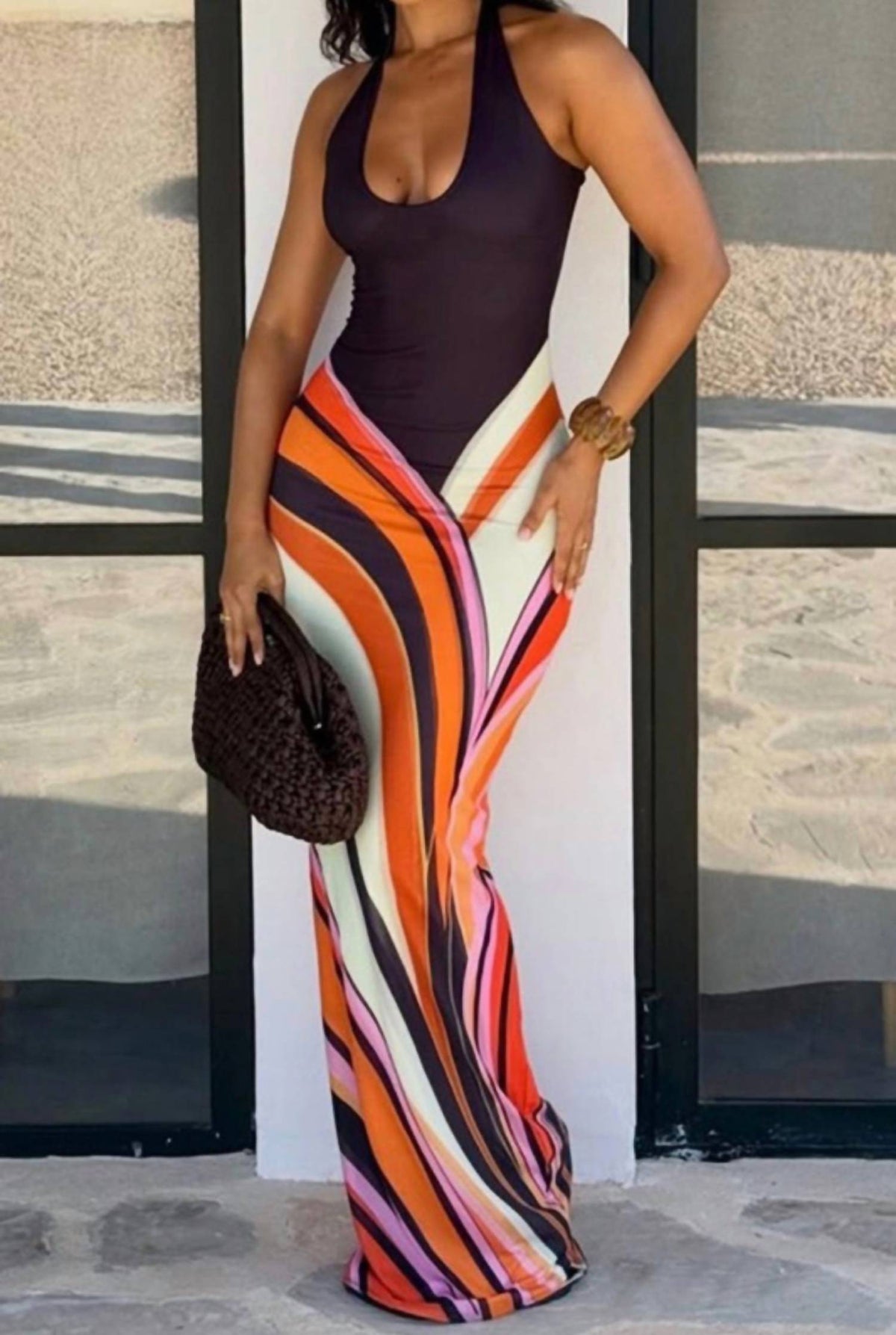 Privy - Halter Maxi Dress