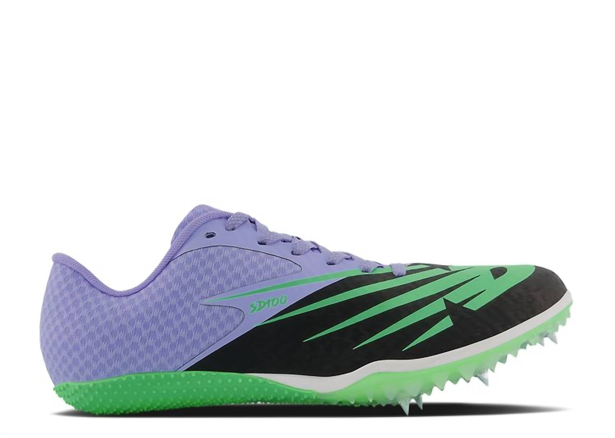 New Balance Women's Track Spike Shoes in black vibrant violet - women's shoe