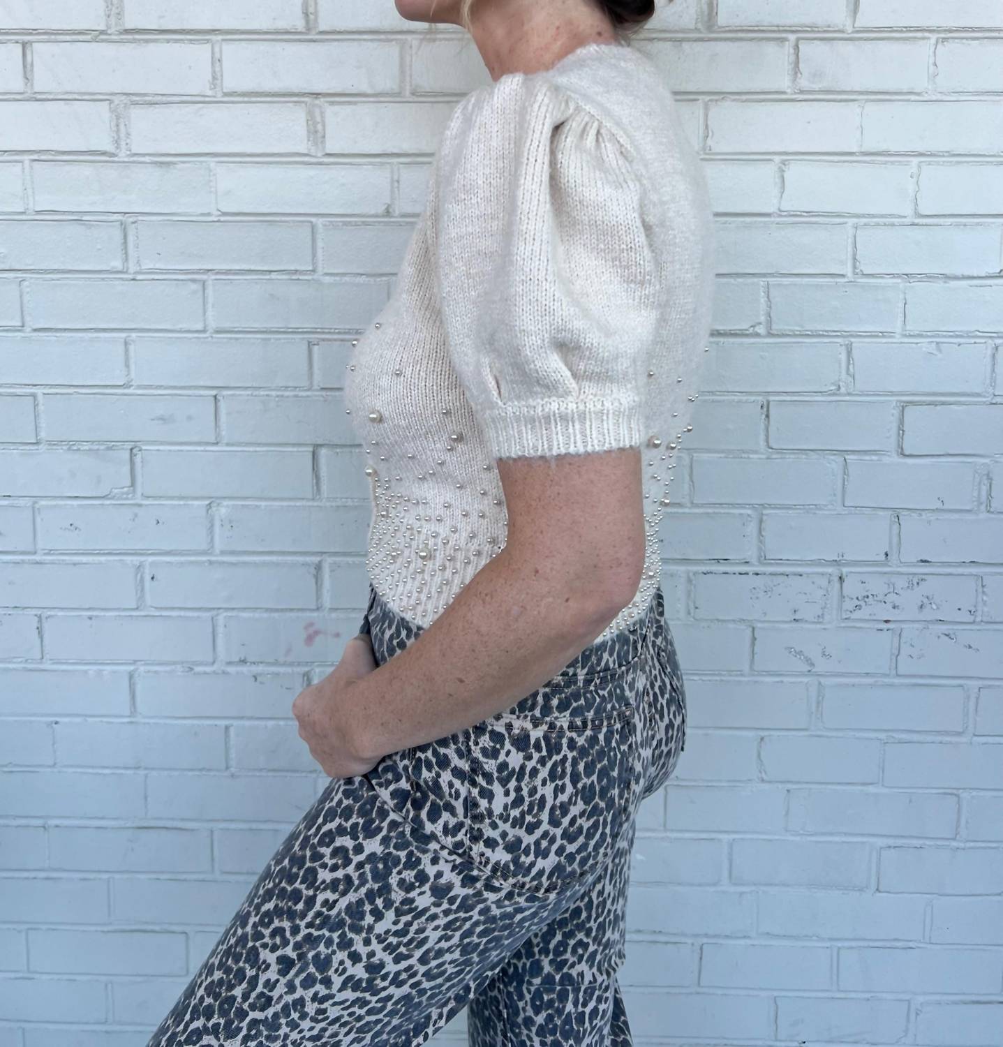 Astr - Joly Short Sleeve Sweater